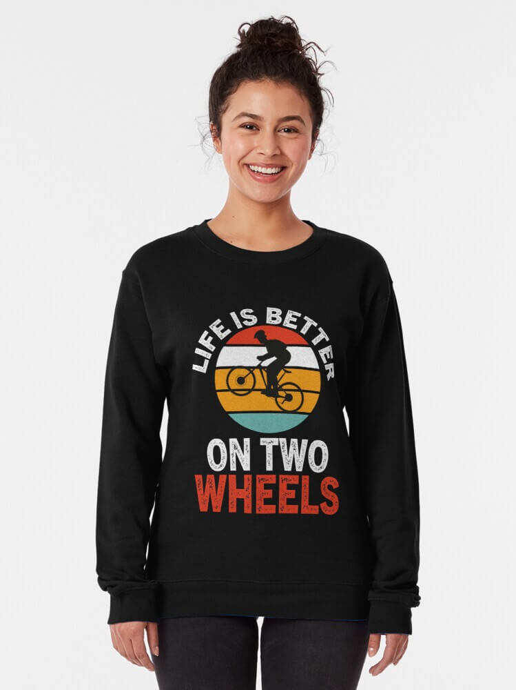 biking sweatshirt funny