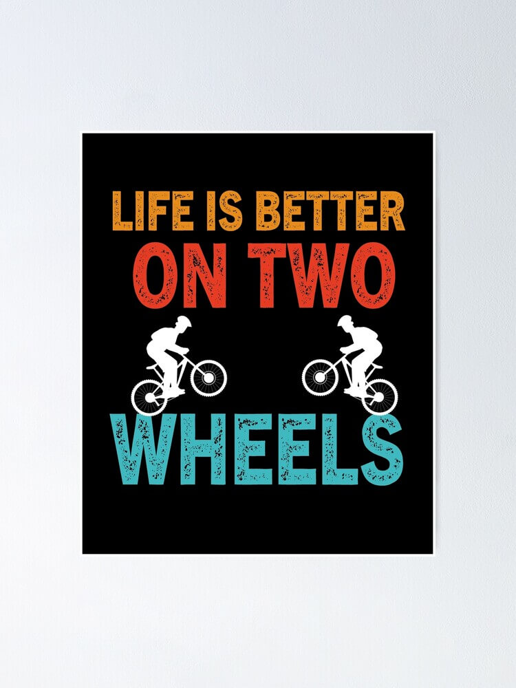 cycling posters redbubble