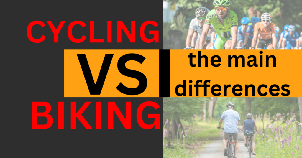 cycling vs biking differences