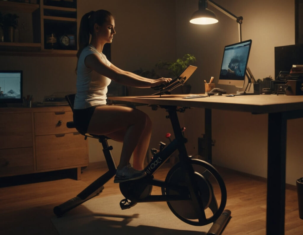 Productivity benefits of under desk bike